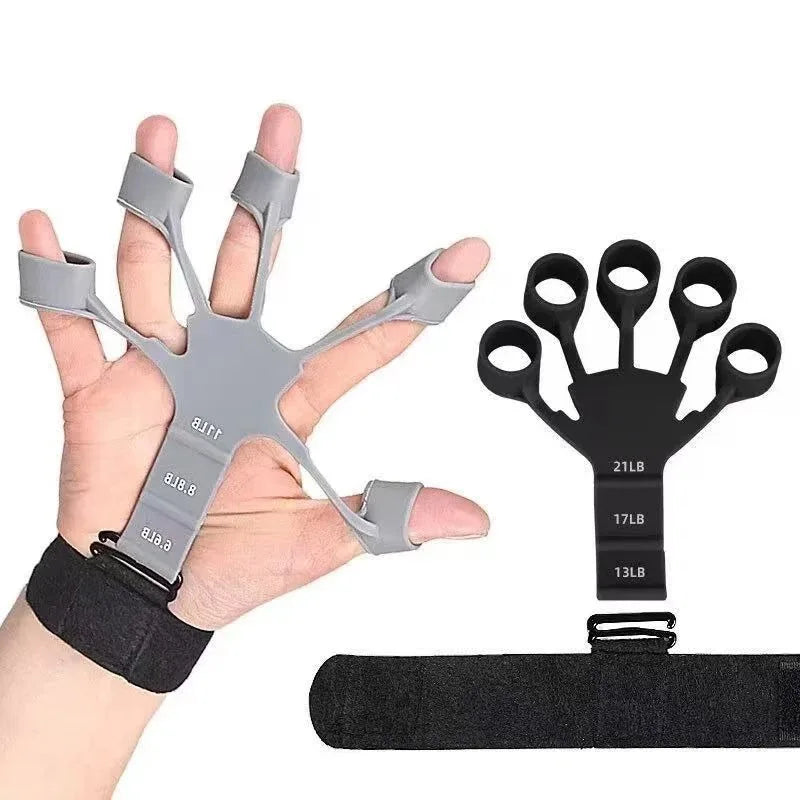 Finger Gripper Finger Exerciser Guitar Finger Exerciser 6 Resistant Levels Recovery Physical Tools Hand Strengthener
