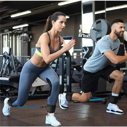 Ankle Resistance Bands Set – Adjustable Workout Bands for Gym, Home & Yoga