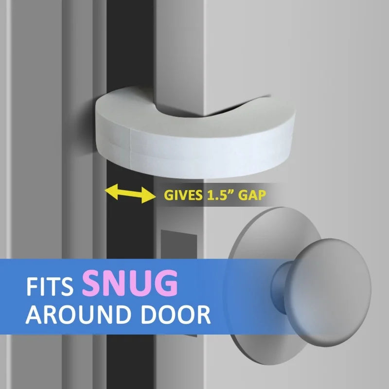 Child Safety Door Stoppers – Anti-Slam Finger Protectors (6pcs)