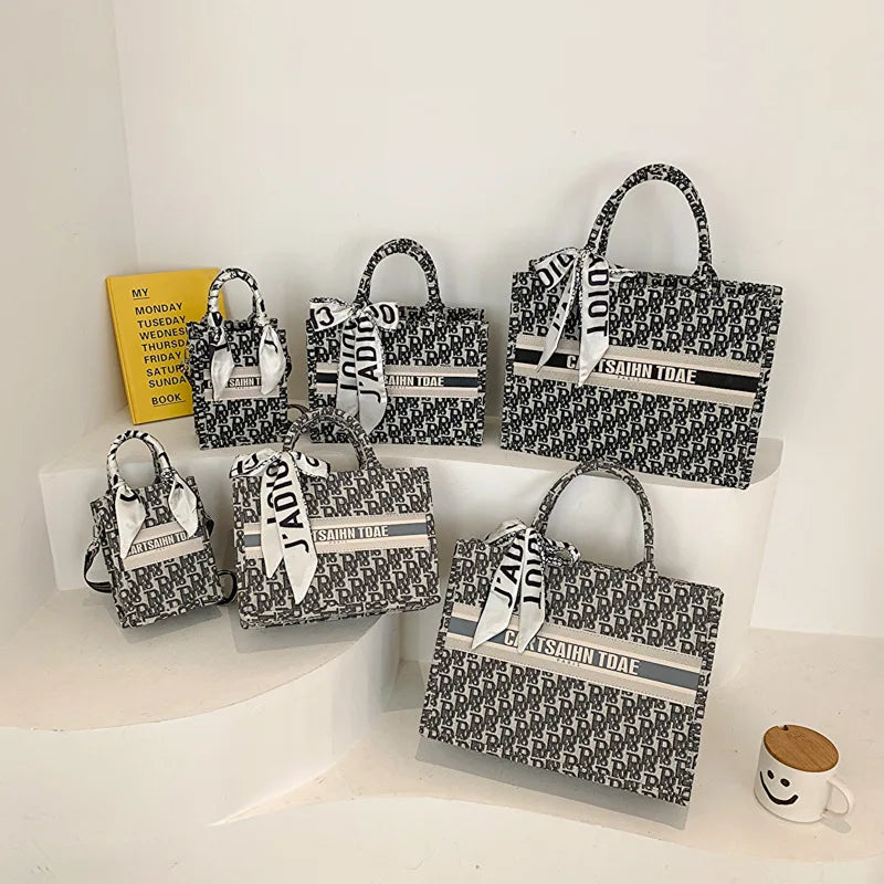 Ladies Bag New High-end Large Capacity Shopping Bag 2025 Fashion Versatile Hand-held Underarm Tote Bag