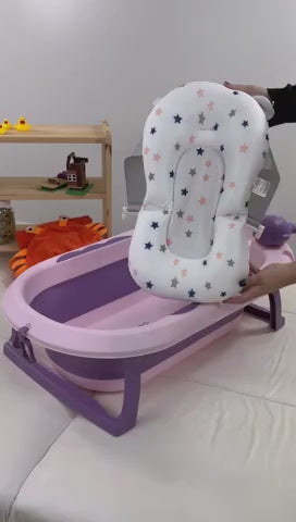 Baby Bath Seat Support – Soft Newborn Bathtub Cushion