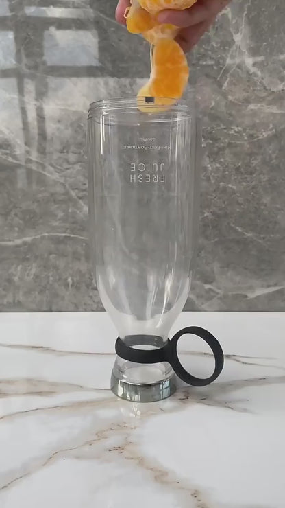 Mini Juice Blender Portable Electric Juicer Bottle 6 Blades Shake Orange Lemon USB Charging Fruit Mixer Fresh Squeezer Machine