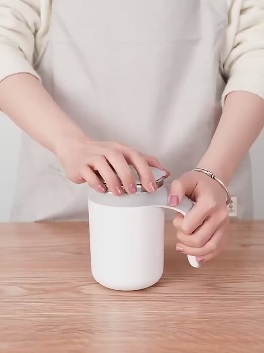 Automatic Stirring Cup Mug Rechargeable Portable Coffee Electric Stirring Stainless Steel Rotating Magnetic Home Drinking Tools