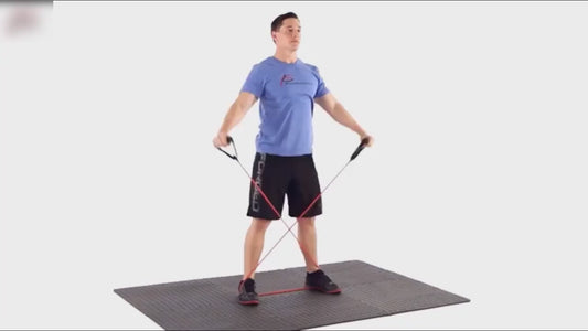 Resistance Bands With Handles Exercise Workout For Men Women Strength Training Equipment At Home 5 Levels Tube Band Pull Rope