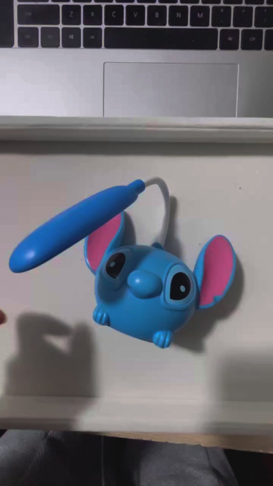 Led Lilo & Stitch Desk Lamp With Pencil Sharpener Foldable Light Cute Desk Night Light Usb Recharge Light Gift