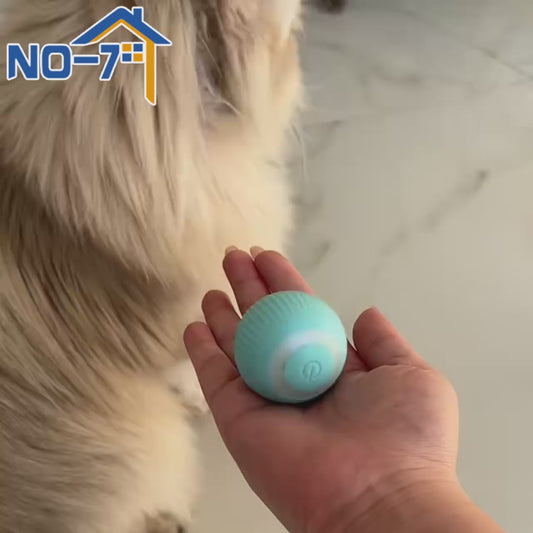 Smart Cat Toy Automatic Rolling Ball Cat Interactive Ball Usb Rechargeable Electric Moved Rotating Cat Toys Pet Accessories