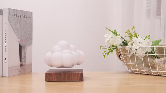 Magnetic Levitation Cloud Lamp Bedroom Atmosphere Lamp Study Desk Decoration Ornaments Romantic Birthday Gift for Friends