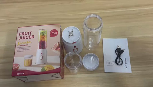 Portable  Blender For Kitchen And Home  Wireless Electric Fruit Juicer Machine Shakes and Smoothies Personal Travel Blender
